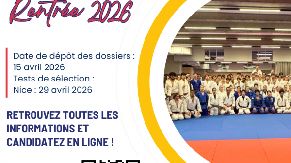 Les inscriptions au Pôle Espoir de Nice sont ouvertes !